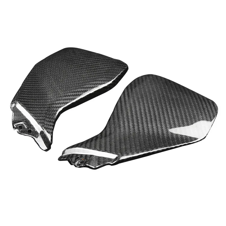 Углеродного волокна Бензобак боковой Tank Side Обтекатели для Yamaha MT 09 MT09 FZ FZ09 2013 2014 2015