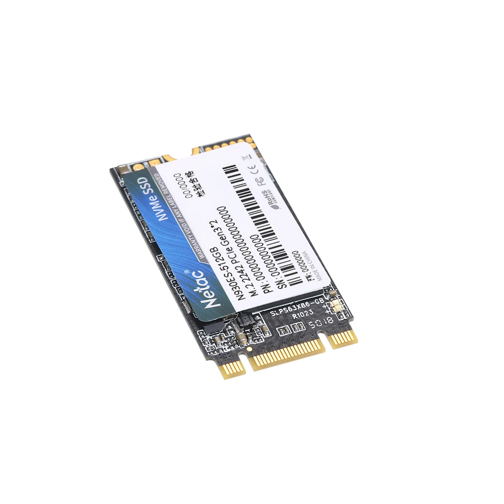  Netac N930ES SSD NVMe M.2 2242 SSD Gen3 * 2 PCIe 3D MLC/TLC NAND Flash Solid State Drive 128 256 51