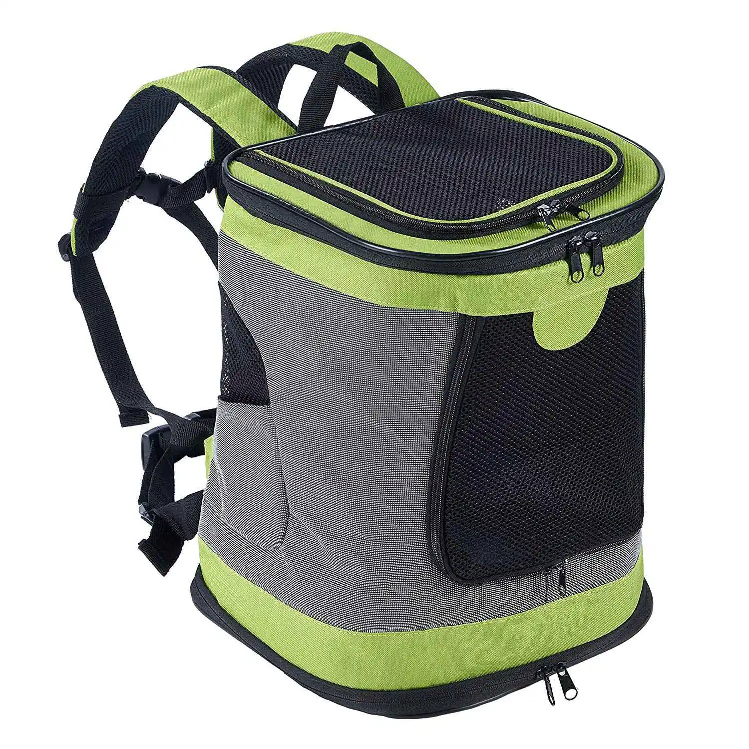 

Hot-Pet Carrier Backpack For Small Medium Dogs Cats, Airline Approved Bag With Mesh Windows For Travel, Hiking, Outdoor green