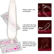 50pcs Large Oil Condom for Man Delay Sex Dotted G Spot Condoms Intimate Erotic Toy for Men Safer Contraception Female Condom