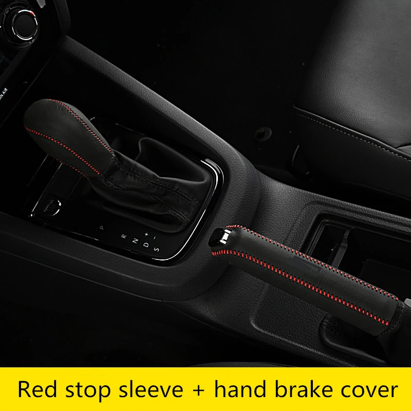 Capa de freio para alavanca de automóvel, equipamento para vw jetta mk6 mk7 magotan polo passat b6 b7 touaregu tiguan scooby doo beetle golf mk6 7,