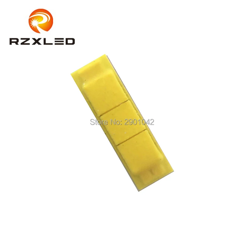 50 шт./лот LED 12W COB 9V 1000MA теплый белый Янтарный 1860 пакет SMD чип|Светодиодные чипы| |