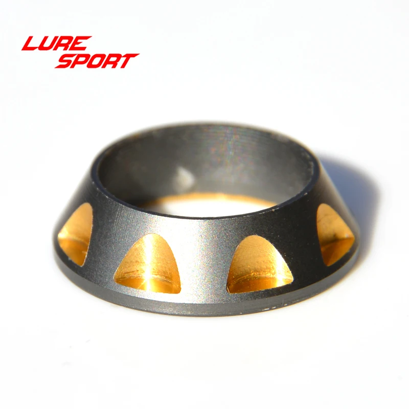 LURESPORT 5 шт. алюминиевое кольцо groove ветровая проверка золотого и серого цвета