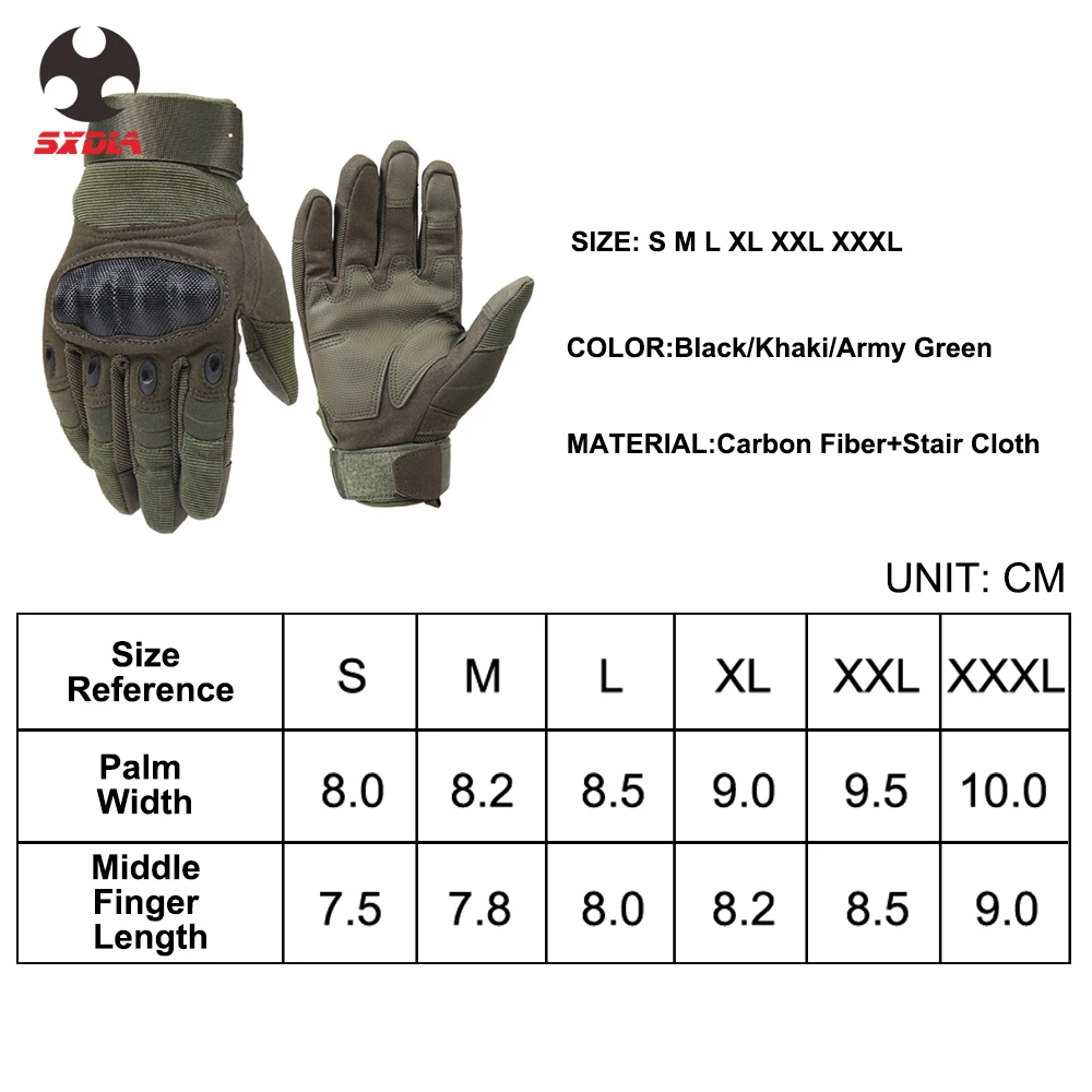 Guantes de moto de carreras de deportes al aire libre de dedo completo Motocross protector transpirable guante de bicicleta de calle