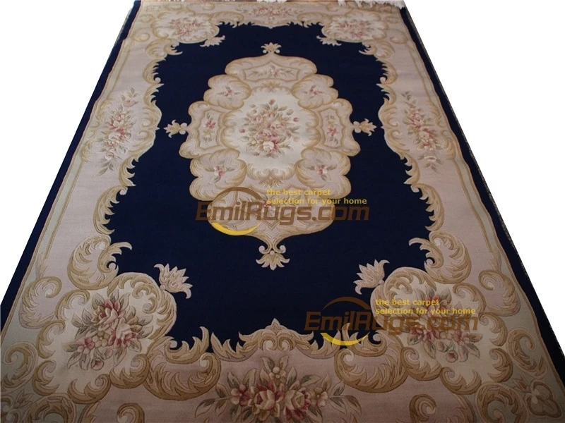 

wool french carpet About Hand-knotted Thick Plush Savonnerie Rug Carpet Made To Order TUR-3-379-428 5.5x8