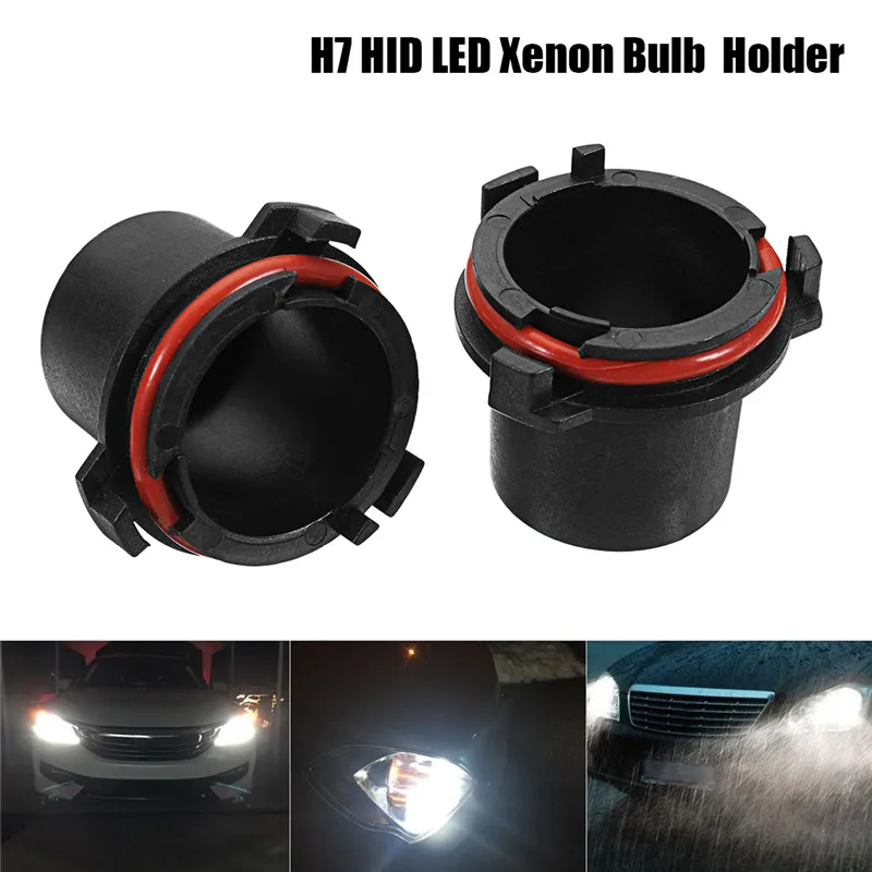 Buy H7 Car Headlight Base Holder for HID LED Xenon