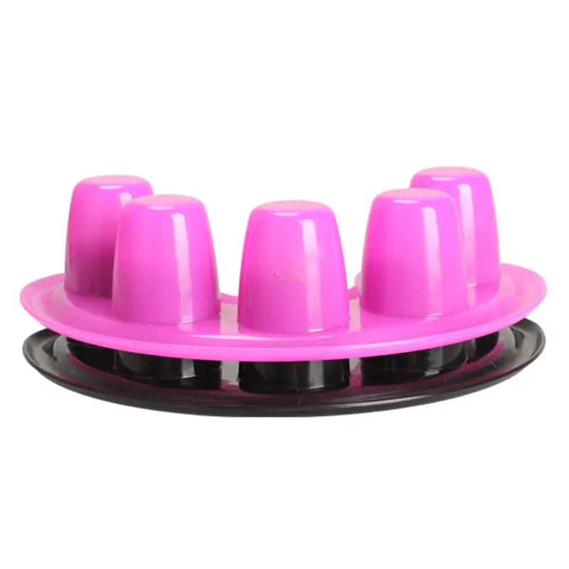 

2pcs UV Gel Soaker Caps Bowl Finger Palette Nail Art Polish Remover Nail Soaker Manicure Bowl Soak Finger Acrylic Tip Tool