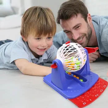 

Mini Children Lottery Machine Simulation Lottery Board Games Puzzle Toys Family Desktop Board Games Educational Child Toys Gifts