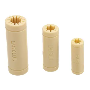 

LML6UU LML8UU LML10UU Solid Plastic Polymer Linear Bearing Long Type Slide Bushing for CNC Tool 3D Printer