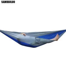 Portable Adult Single Person Hammock Outdoor Backpacking Travel Survival Hunting Sleeping Bed 230*90CM