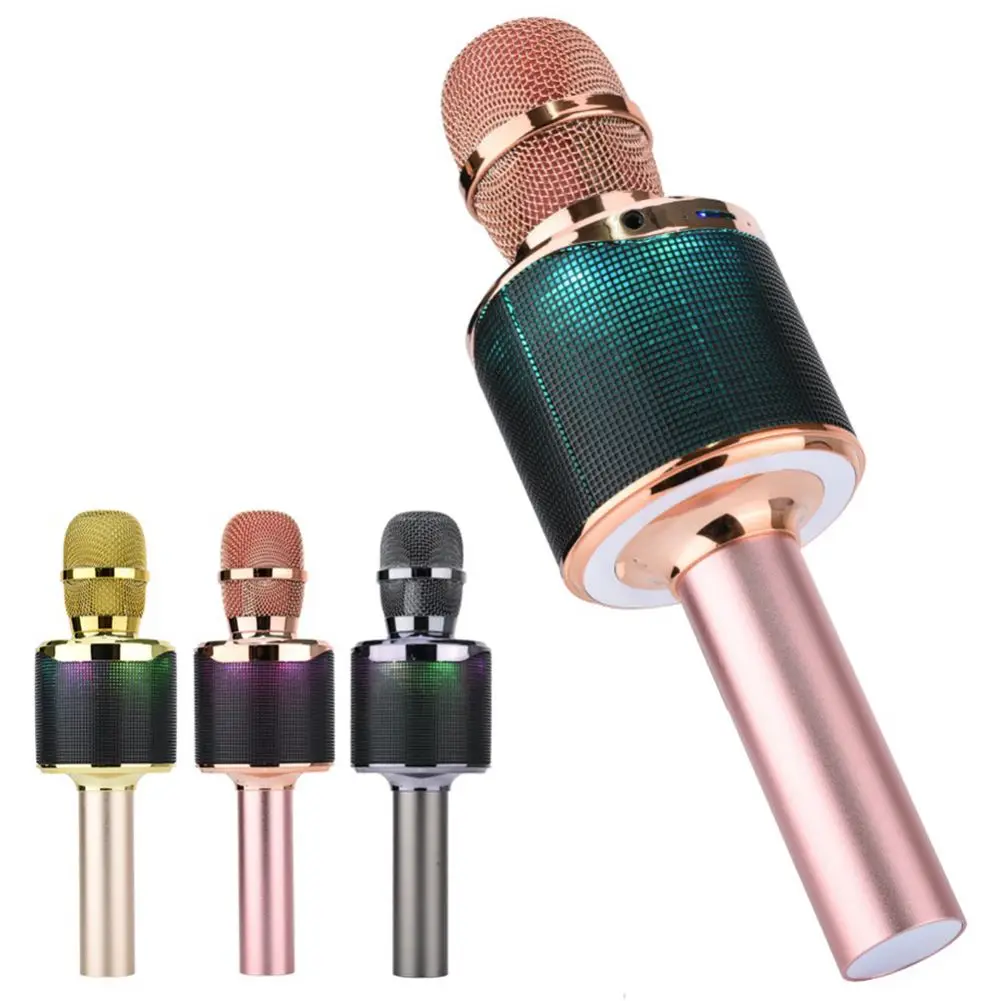 HOT N15 Wireless Karaoke Microphone RGB LED Echo Sound Karaoke