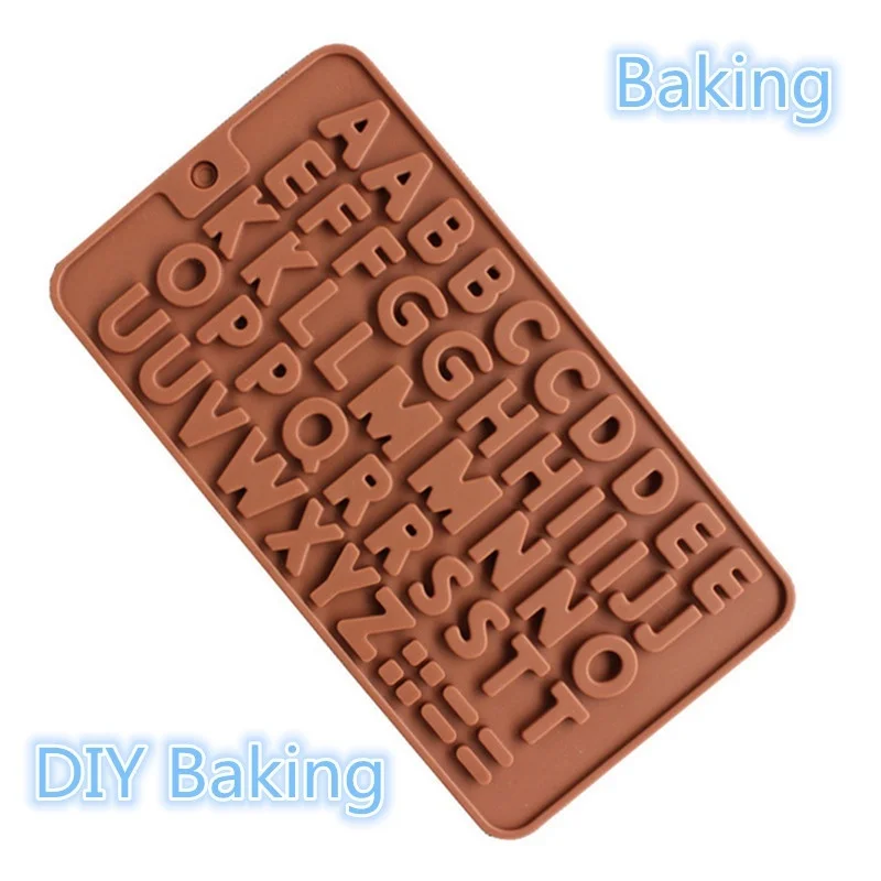 

DIY Silicone Chip 1PC Alphabet Bakeware Chocolate Fondant Mold Mini