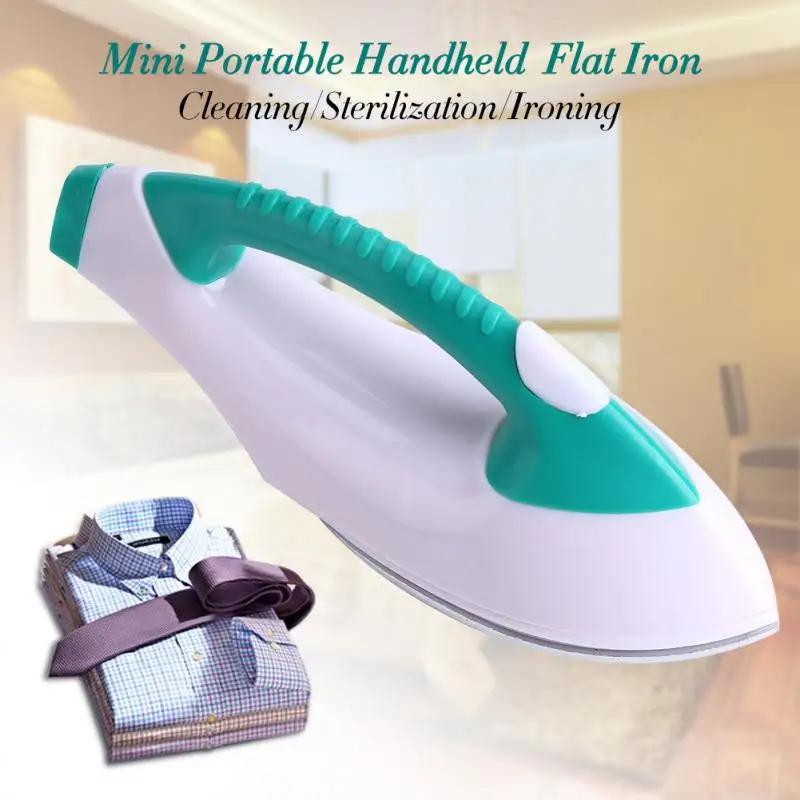 

Portable Electric Iron for Clothes Household Mini Travel Clothing Temperature Control Steam Electric Ironing Mirror with Static