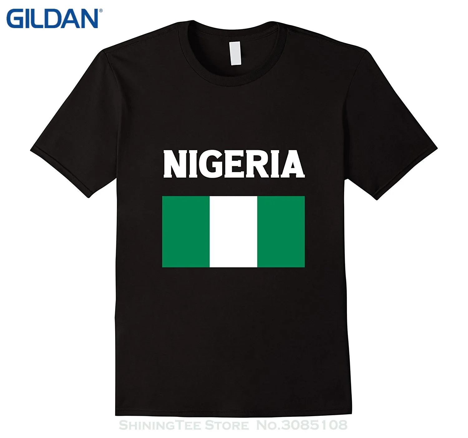 2019 New Fashion T Shirt Men Cotton Nigeria Flag T shirt Nigerian Flag Tee Shirtin TShirts