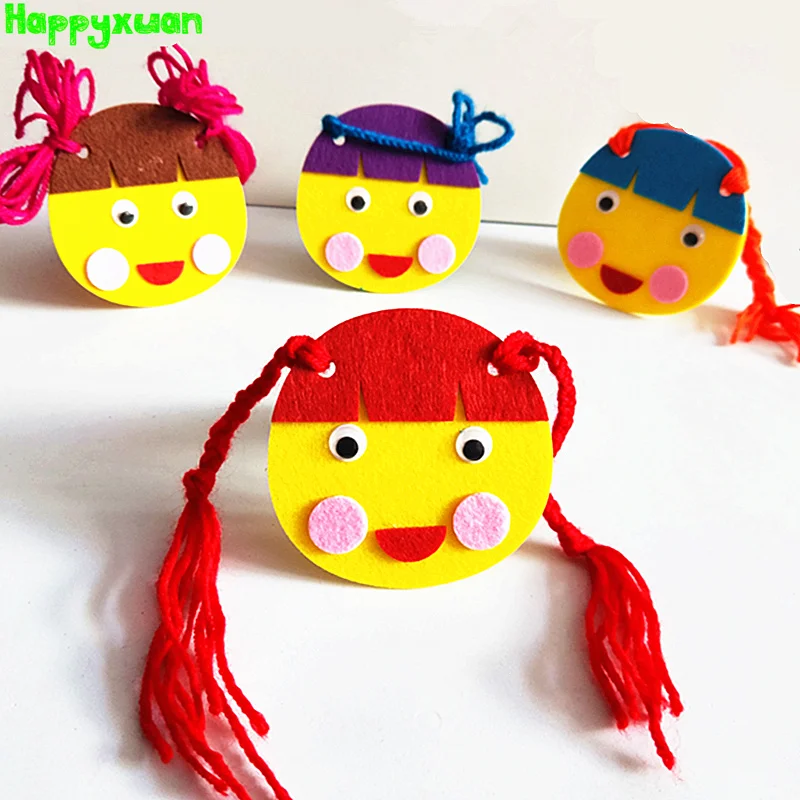 Happyxuan Preschool Teaching Aids Handmade Non Woven felt Fabric Toy