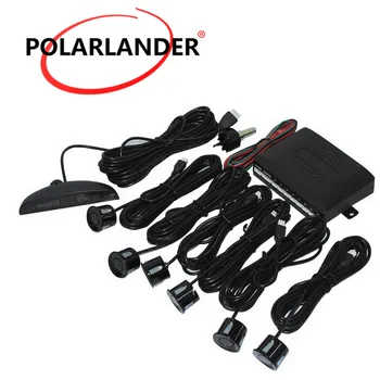 

6 Sensors Backlight LED Display Car LED Radar Detector System alarm alert BEBE loud Monitor Auto Reverse Back up Parking Sensor