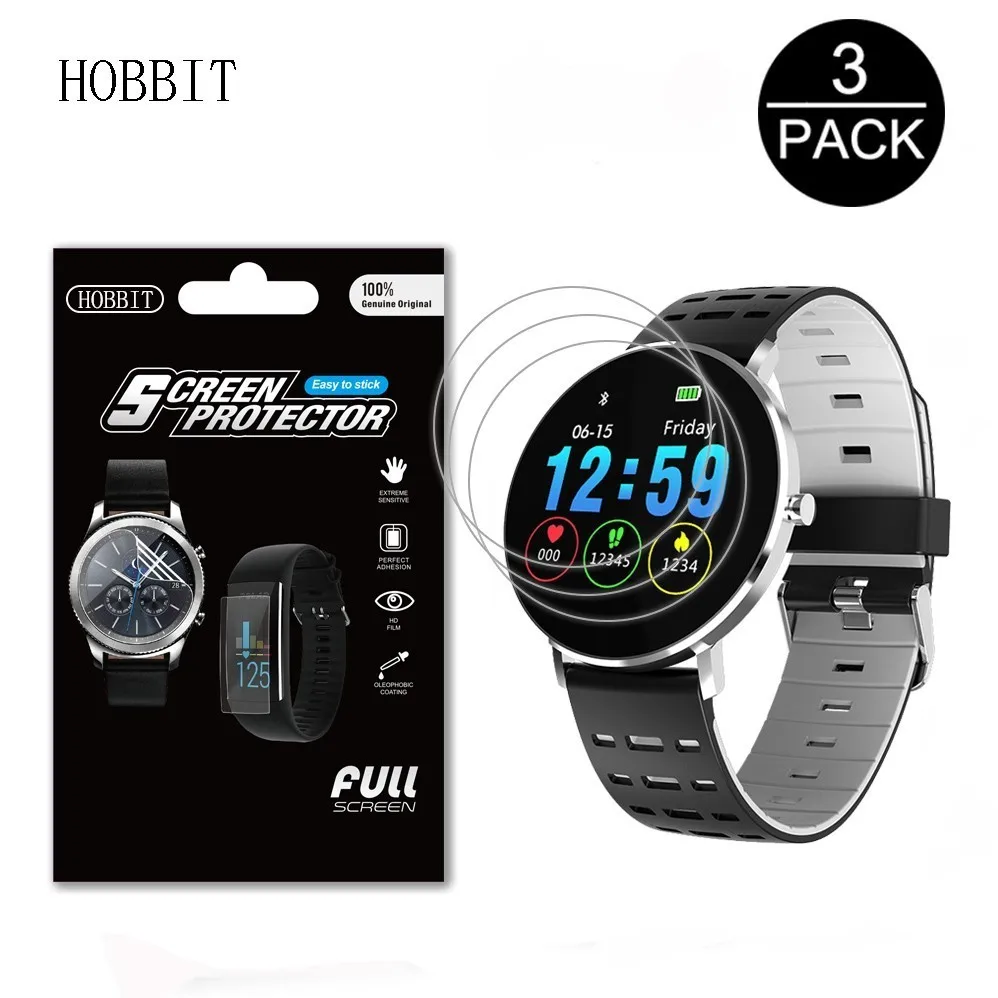 

3Pack Fitness Bracelet Screen Protector for Lemfo L6 L5 Sports Smart Watch Anti-scratch LCD Protection Film for Lemfo