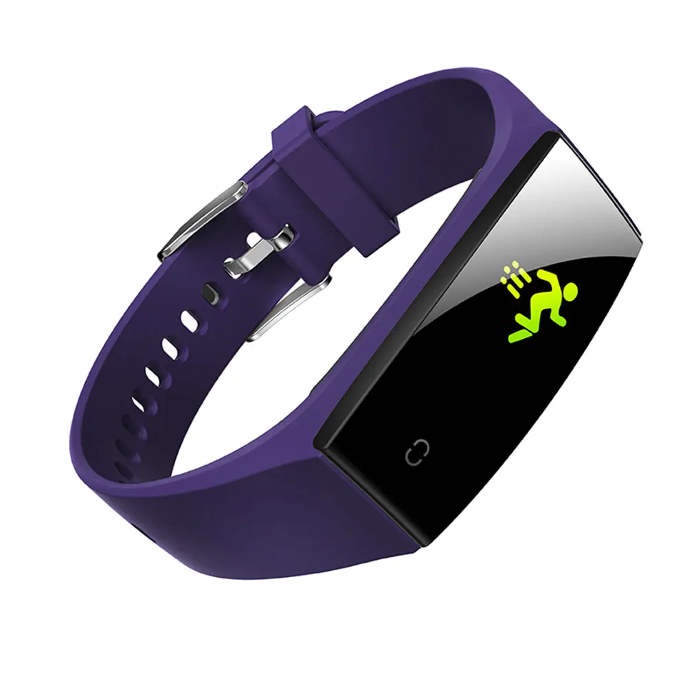 KISSCASE Portable Sport Running Bluetooth Smart Wristband With LED Screen For iphone X XR 8 Fashion Waterproof Smart Wrist Band