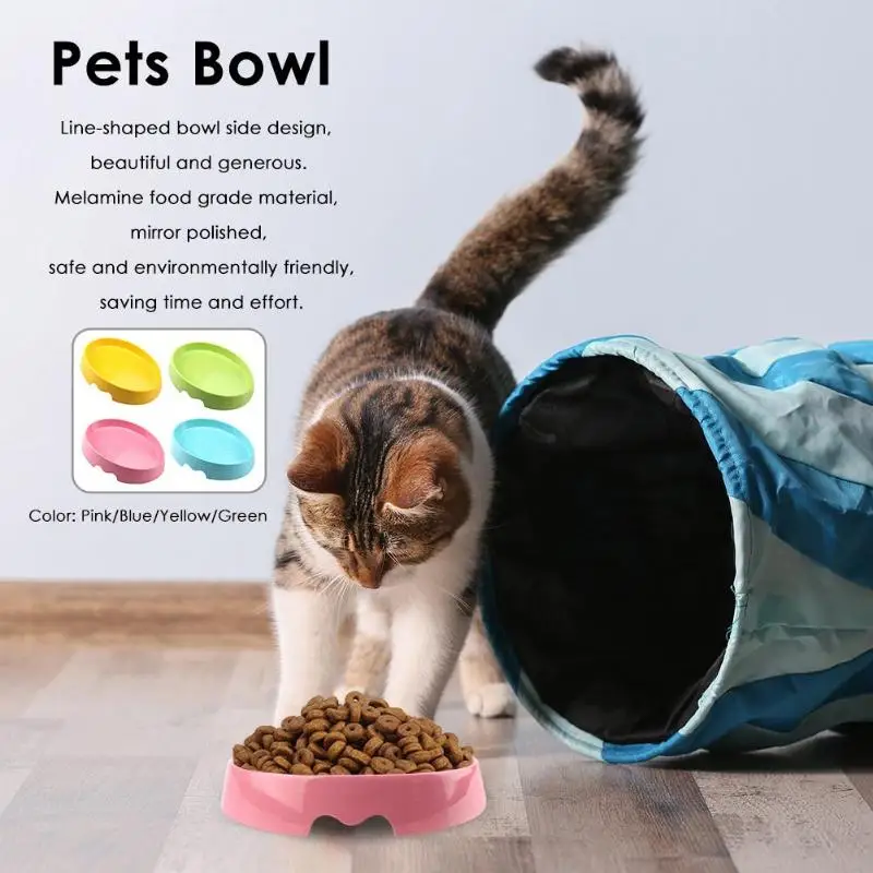 

Non-Slip Pets Bowl Cat Kitten Feeding Food Water Dish Dog Puppy Feeder Pet Supplies Dog Cat Feeding Food Water Dish Dogs Bowl