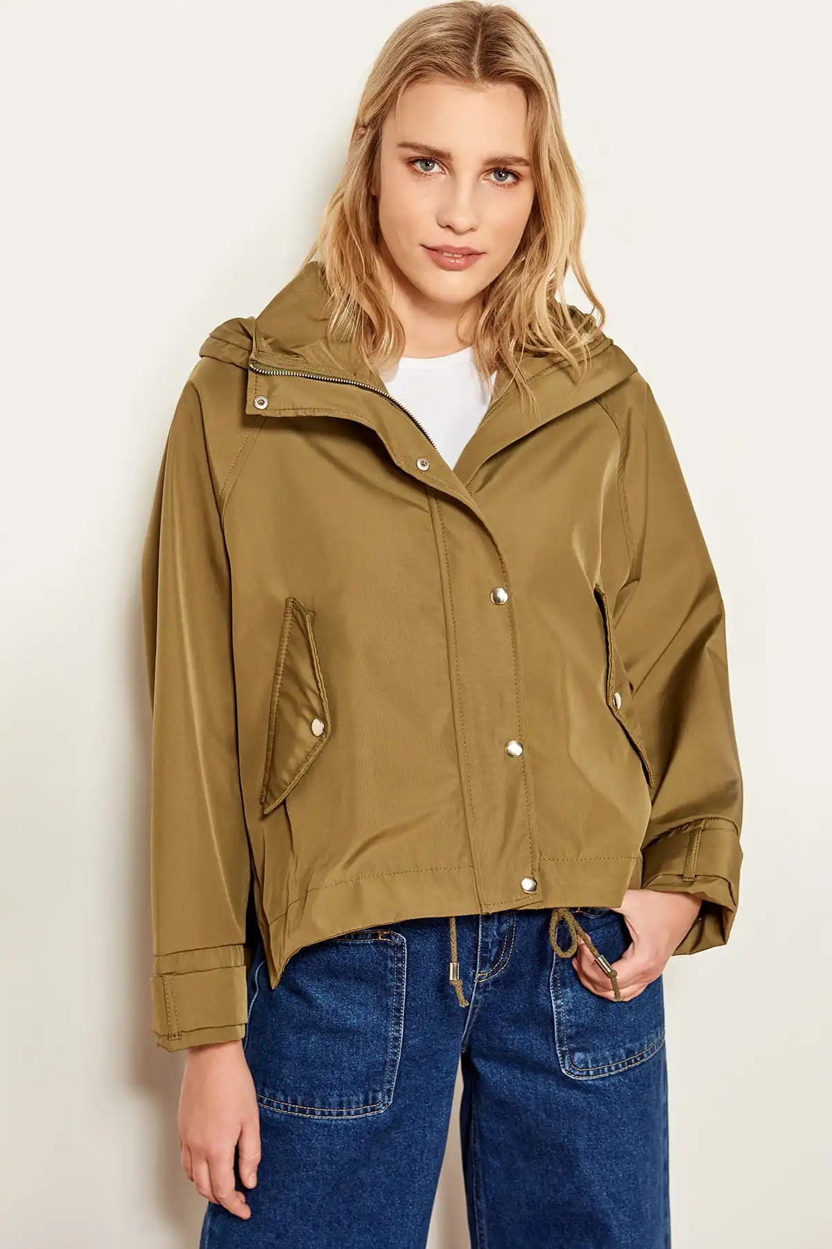 Trendyol хаки с капюшоном Monte TCLSS19ST0015|Куртки| |