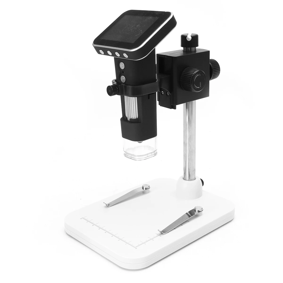 

1000X Portable USB Digital Microscopes Camera with 2.4'' HD LCD Screen + Stand Commercial Zoom Camera Magnifier School Supplies