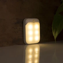 Светодиодный подсветка для шкафов 10 светодиодный s движения Сенсор светодиодный освещение для Спальня Кухня комнатный ночной Светильник