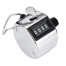 1pc Portable Digital Hand Tally Counter 4 Digit Display Number Click Manual Golf Counting Counter Tally Counter Clicker Mayitr mini portable counter machine multi paper currency handy cash money counter counting machine equipment