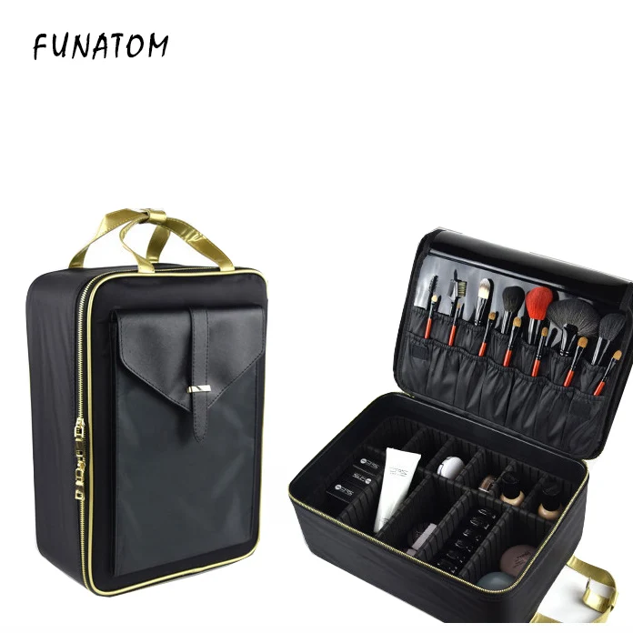 

New Fashion Cosmetic Bag Travel Makeup Organizer Cosmetics Pouch Bags High Quality Make Up Bags Professional Cosmetic Makeup Bag