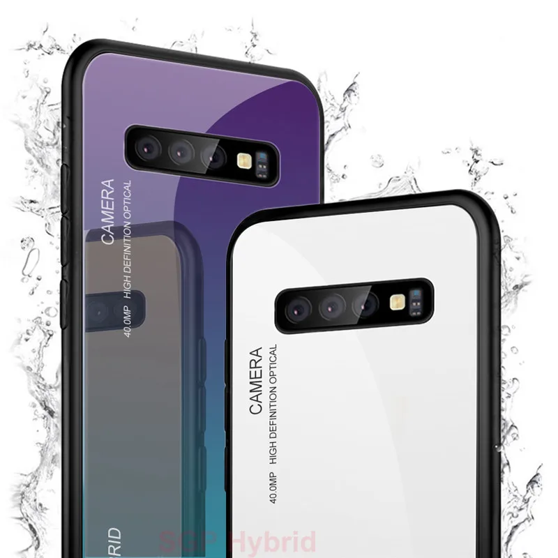 Градиентный чехол из закаленного стекла для huawei P30 Pro P 30 Lite светильник 30 P Huwei P30pro p30lite P20 P 20 lite p20lite мягкий чехол-бампер