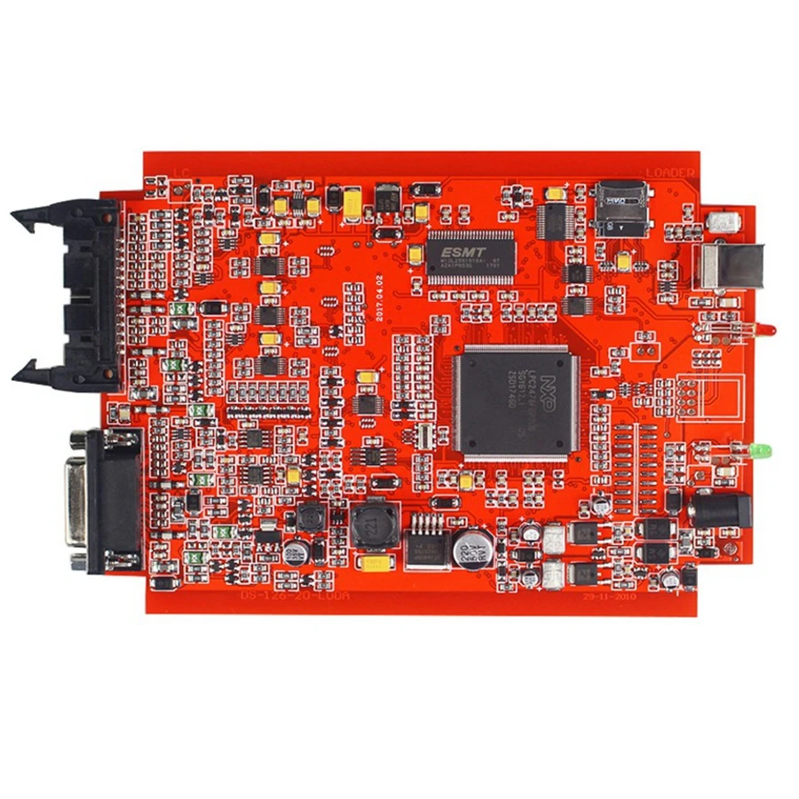 Beste Nieuwste 4LED Rode Pcb Ktag V7.020 SW2.25 Kess V2.53 5.017 Eu Versie Onbeperkt Token K TAG 7.020 Multi Taal Online versie
