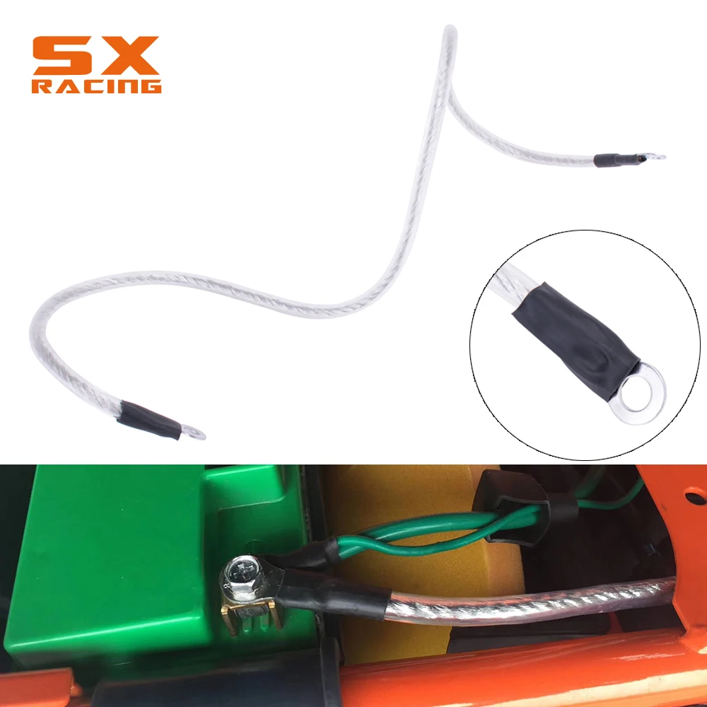 

Motorcycle 620MM Battery Ground Wire Line Cable For HONDA YAMAHA SUZUKI KAWASAKI BMW Harley Davidson KTM EXC XC XCF XCW XCFW SX
