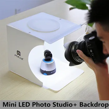 

Portable Mini Led Photo Studio Box Photography Boxes Photography Backdrop LED Light Room Tent Kit Mini Room