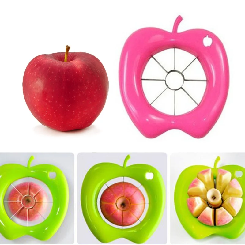 

Kitchen Apple Slicer Corer Cutter Pear Fruit Divider Tool Comfort Handle for Kitchen Apple Peeler Fast Shipping