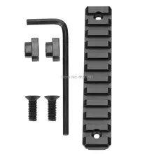 Тактический Airsoft Алюминий 11 Слот рельсовый профиль M-LOK для AR15 Пикатинни адаптер защита для рук, аксессуары для детских Крепление Адаптер для MLOK