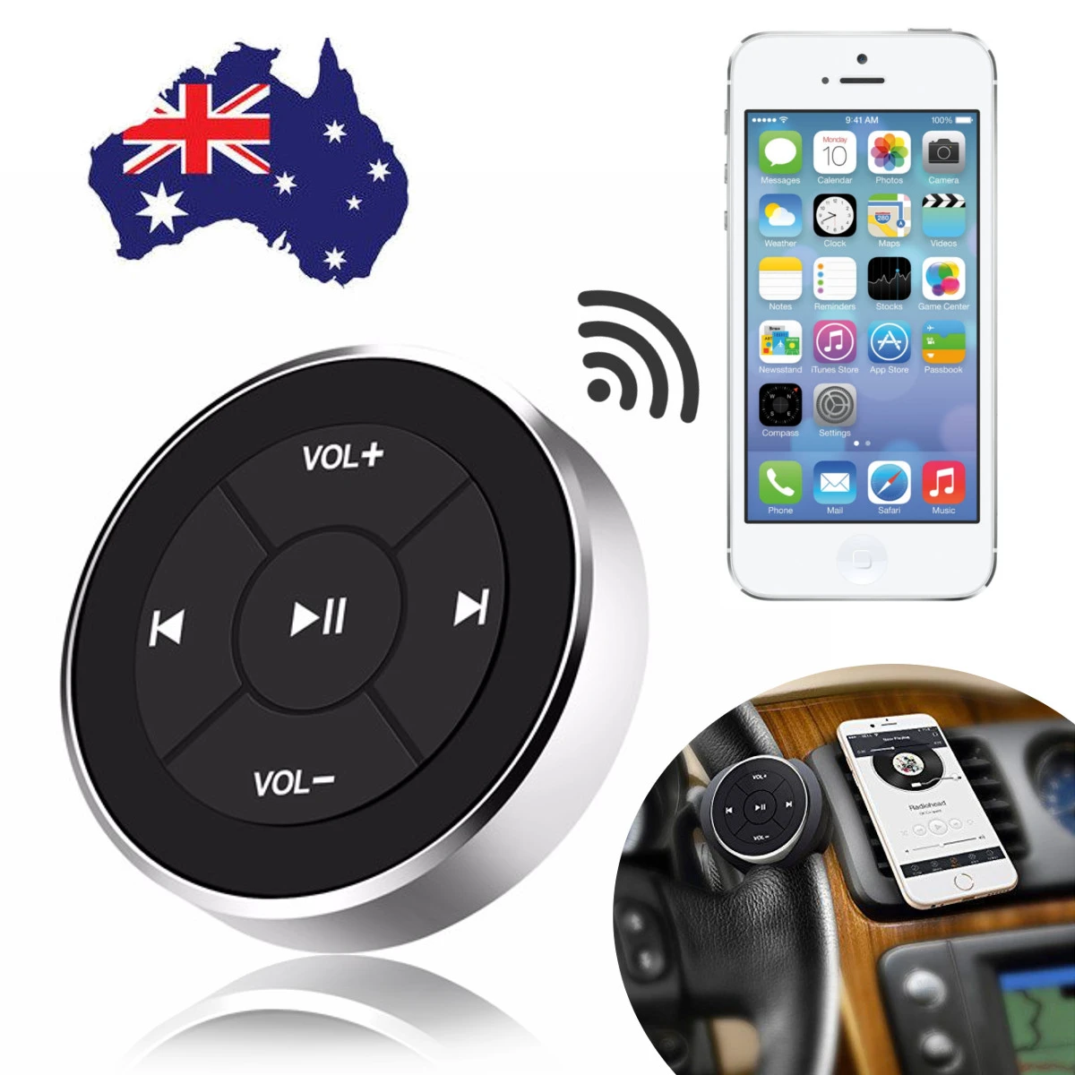 Imars Bt 005 12 メートル車の Bluetooth 受信機のメディアボタンシリーズリモートコントロールスマートフォンオーディオビデオ Bluetooth メディアボタン Bluetooth Car Kit Aliexpress