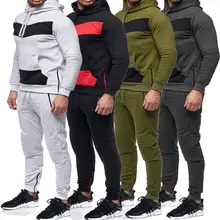 Hirigin комплект из 2 предметов, новинка, Мужская зимняя тонкая толстовка с капюшоном, теплые комплекты из двух предметов, свитшот, куртка, кофта, верхняя одежда, свитер, уличная одежда