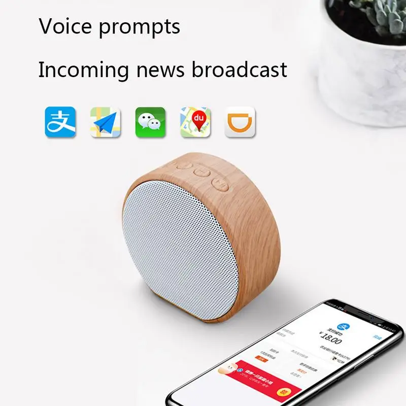 Bluetooth беспроводной переносной динамик ретро дерево автомобиль открытый