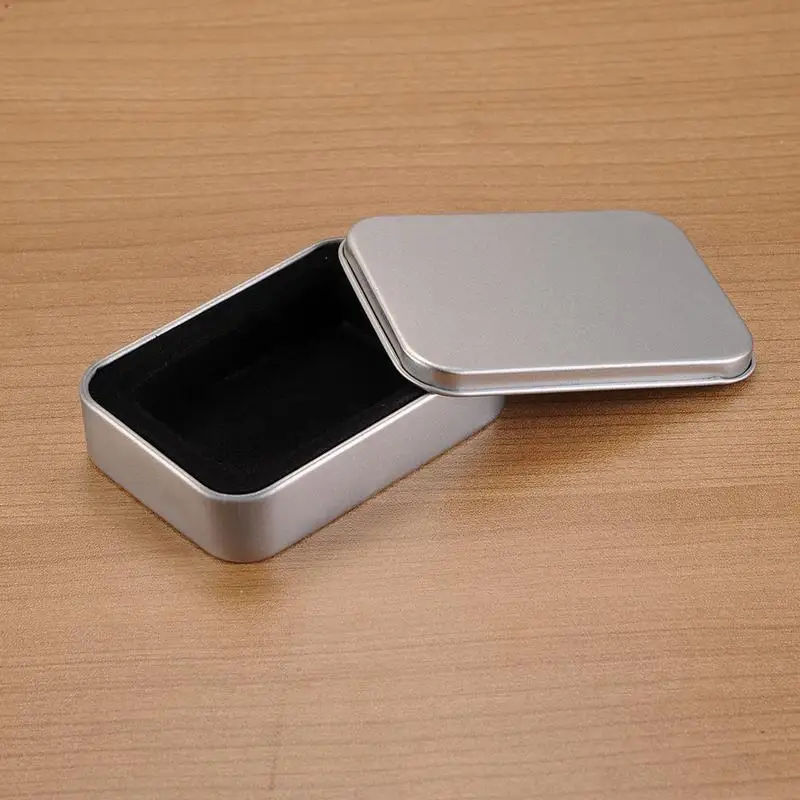 

1Pcs Aluminum Metal Cigarette Lighter Case Lighters Magnetic Buckle Tobacco Storage Box Portable Storage Accessories
