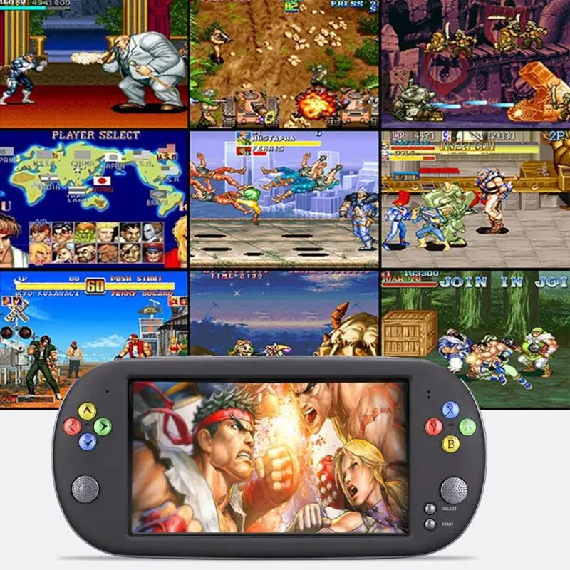 Powkiddy X16 consola de juegos de 7 pulgadas portátil 8GB Retro clásico reproductor de videojuegos
