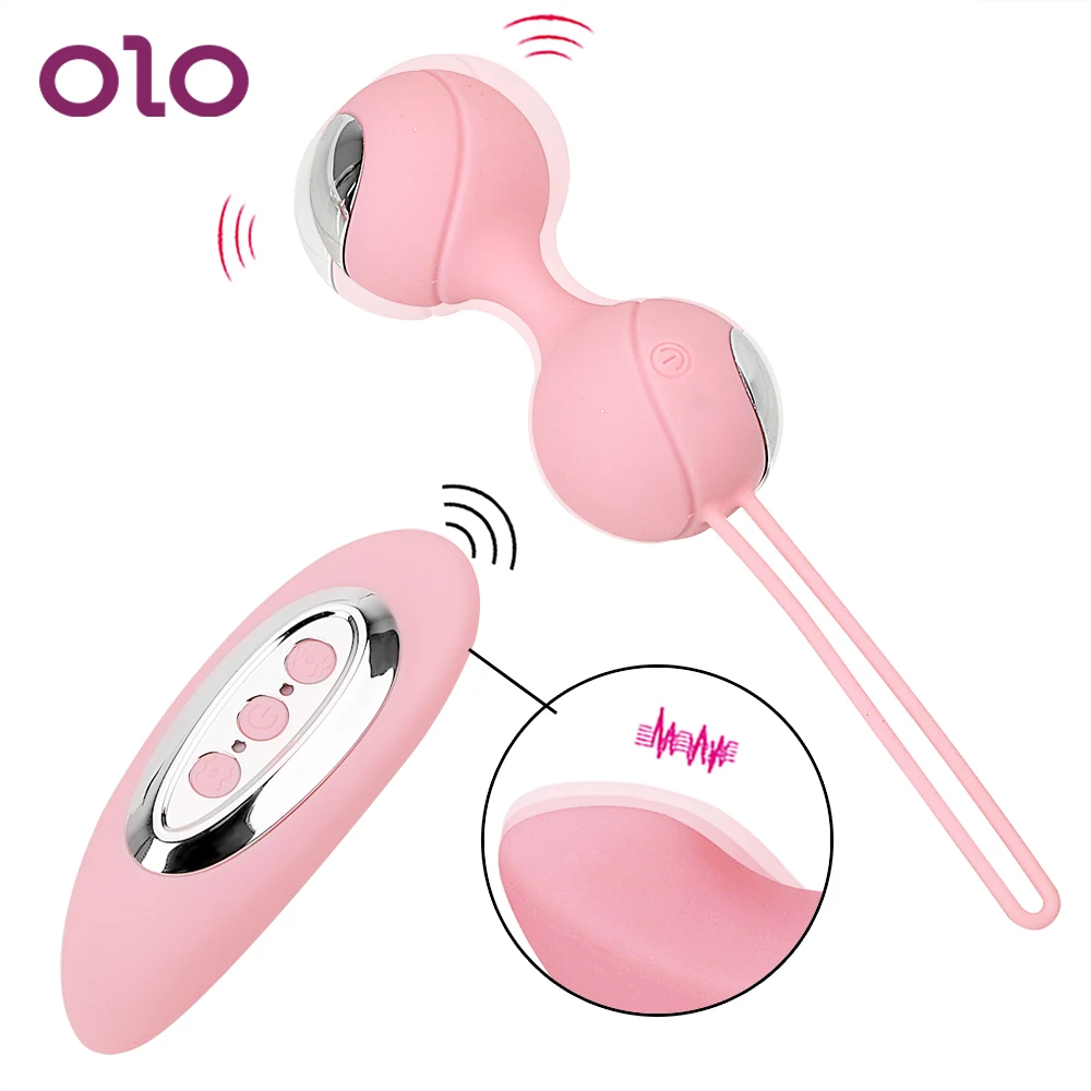 Clearance Offer for  OLO Vibrator Kegel Ball Vagina Tightening Clitoris Stimulator Kegel Exerciser Sex Toys for Woman G-