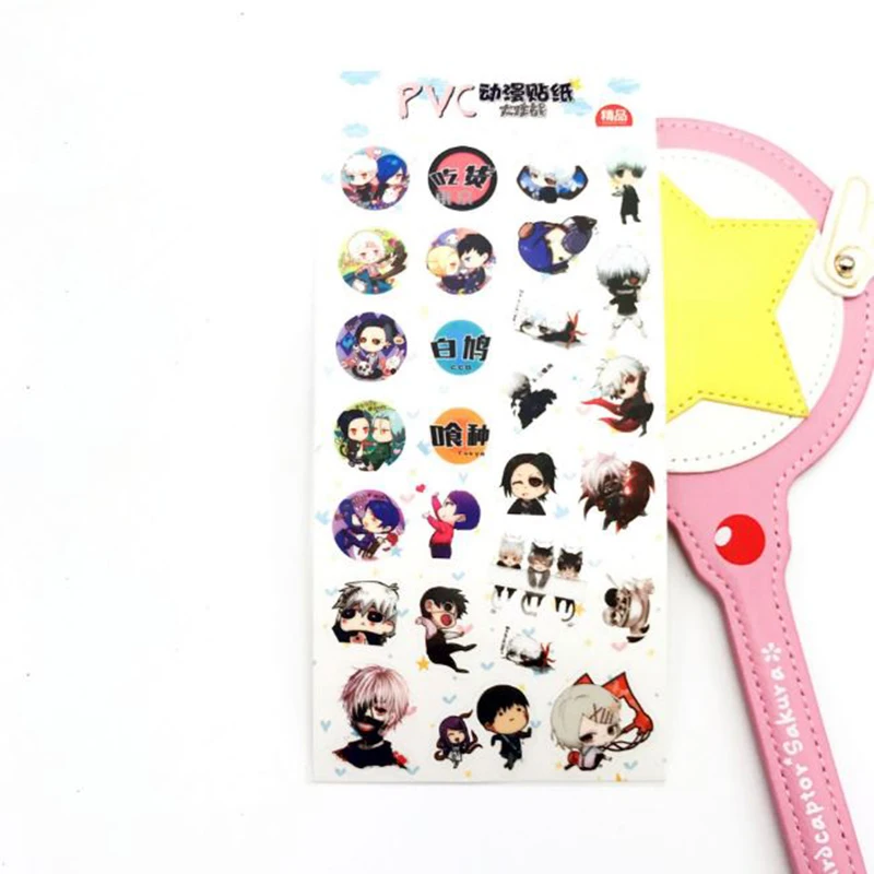 

1 Pc Hot Sale Anime Tokyo Ghoul Decorative Stickers Scrapbooking Stick Label Diary Album Stickers Classic Toy for Kids