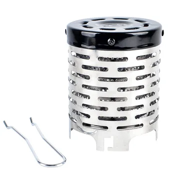 

Portable Outdoor Mini Tent Heater Equipped Warmer Camping Fishing Heating Stove Cap Autumn Winter Stainless Steel Heating Cover