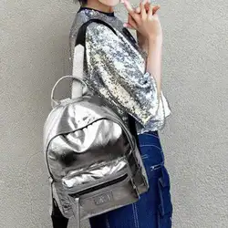 Зеркальный кожаный рюкзак для женщин в консервативном стиле, книжные сумки на плечо, школьные сумки для подростков, девочек