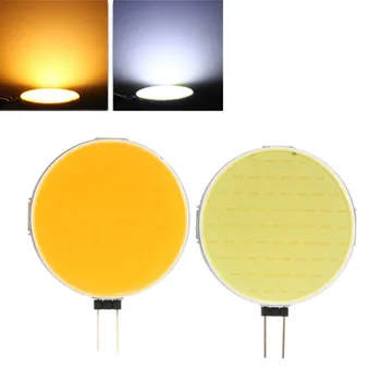 

10pcs LED Spot Light Bulb G4 COB 12W Pure Warm White LED 63 Chips Replace Halogen Lamp Spot Light Bulb LED G4 COB bulb