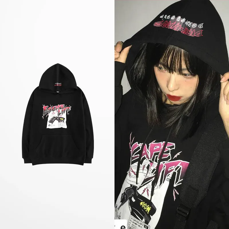 Hip Hop Dark Heavy Metal Band Sweatshirt Men Skateboard High Street Hoodie Sweatshirt Tommy Hilfigger Kpop Hoodie Male