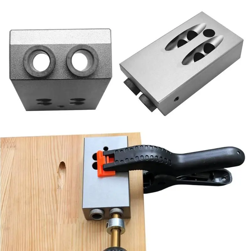 Woodworking Oblique Hole Locator Hole Jig Kit Hole Puncher Locator DIY Carpentry Tools Angle Drill Guide Set DIY Carpentry Tools