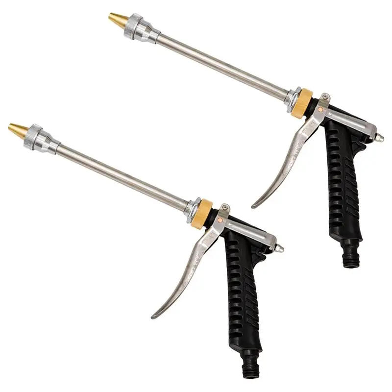 

2pcs High Pressure Extended Car Washing Gun Washer Gun Watering Tool Sprayer For Motor Bikes Garden Bathroom Kitchen Car