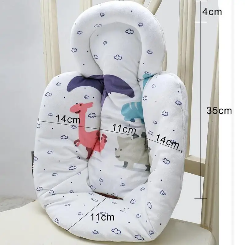 Корзина для коляски новорожденного с хлопковым подкладом, Электрическое Кресло-Качалка, удобный хлопковый коврик, безопасное сиденье, детское кресло-качалка, теплый нескользящий коврик