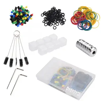 

Professional Rubber Bands Tattoo Handle Cleaning Brush Tools Set Permanent makeup Tattoo Accessories