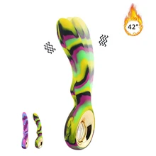 10 Speed Dildo Heating Vibrators Powerful AV Stick Sex Toys for Women Gay G spot Clitoris
